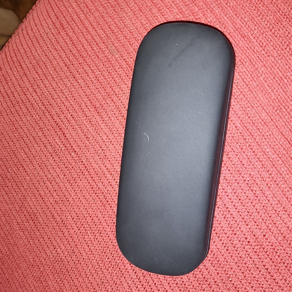 Black and grey glasses case
